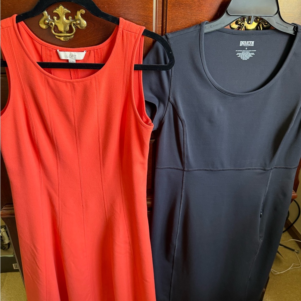 Fantastic 2 for 1 price Duluth and Loft dresses, fits 4-6 women, well cared for!